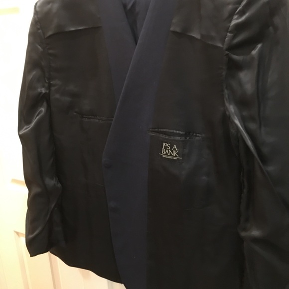 56R, charcoal 100% wool, satin lining, 3/4 lined pants with cuffs - Picture 5 of 5